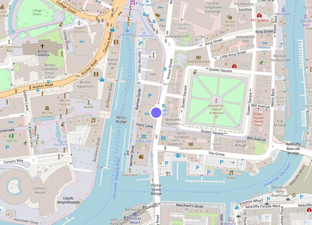 Map: The Bristol Hotel